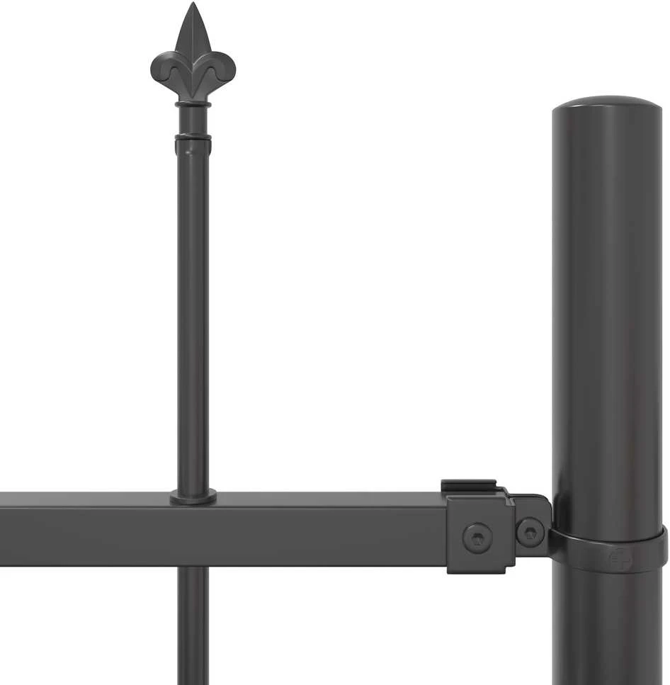 Sodo tvora WOERDEN 6 vnt. 10,2 x 0,6 m Miltelinis plienas Pilka