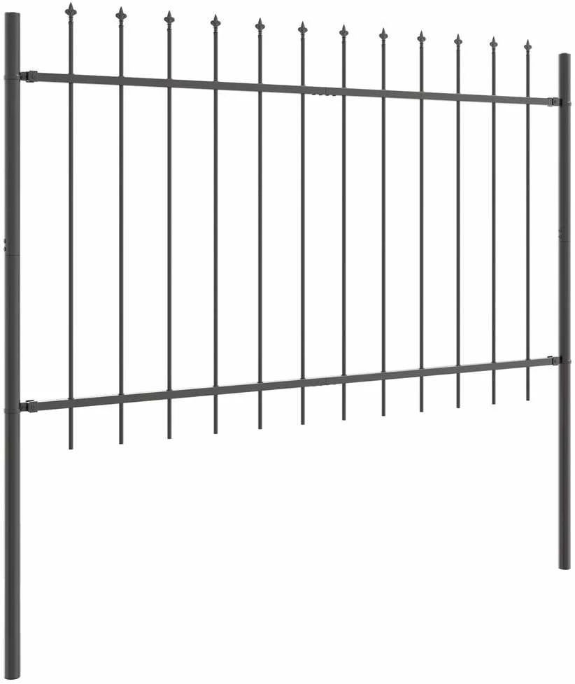 Sodo tvora WOERDEN 7 vnt. 11,9 x 1 m Miltelinis plienas Pilka