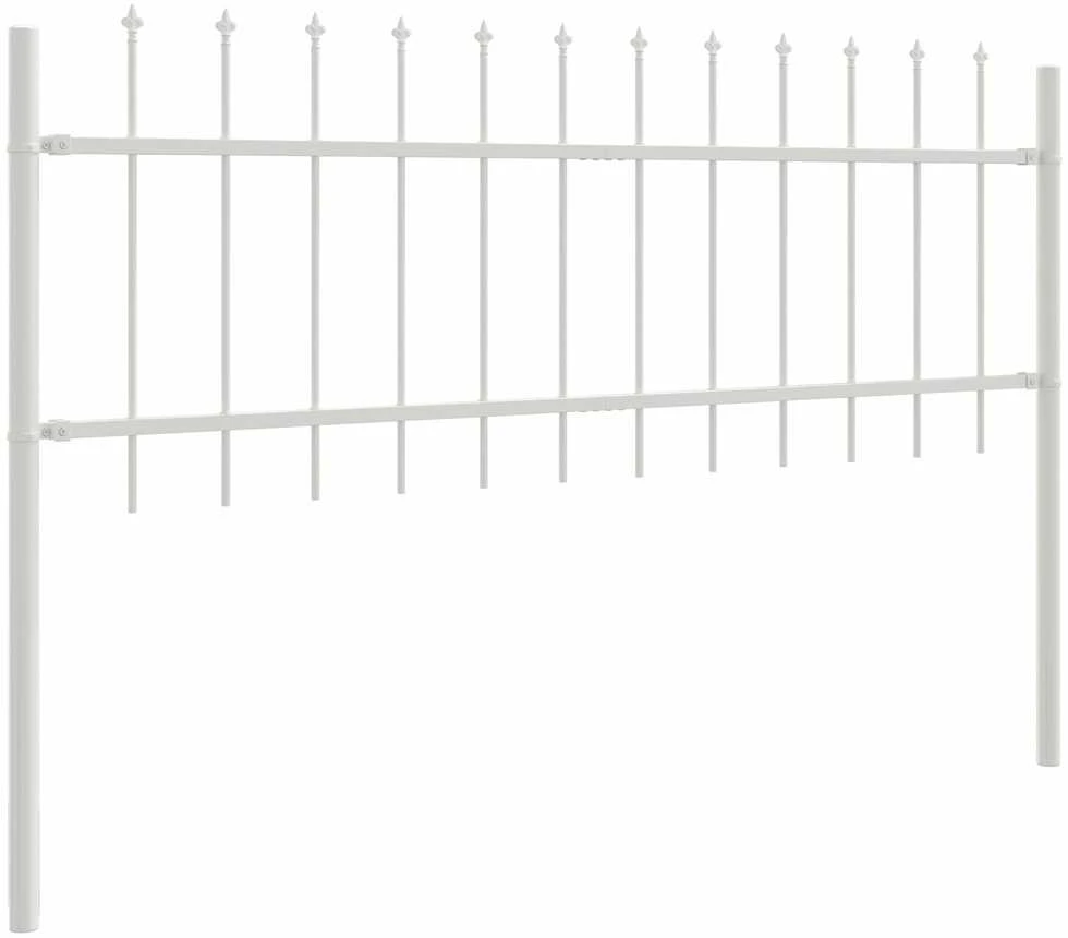 Sodo tvora WOERDEN 6 vnt. 10,2 x 0,6 m Miltelinis plienas Balta