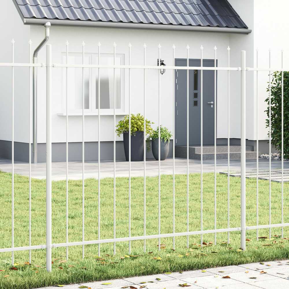 Sodo tvora WOERDEN 2 vnt. 3,4 x 1,5 m Miltelinis plienas Balta