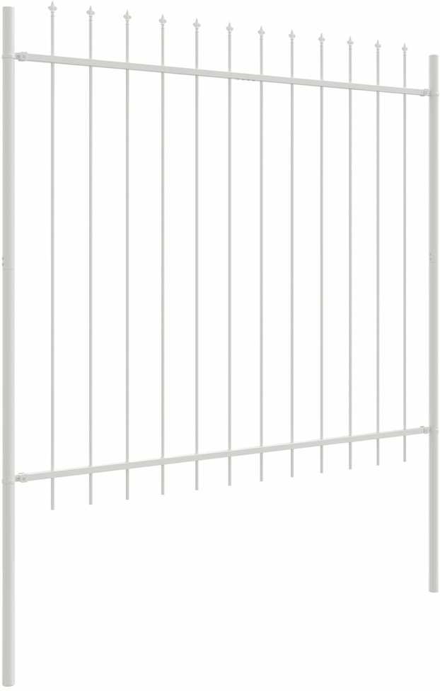 Sodo tvora WOERDEN 4 vnt. 6,8 x 1,5 m Miltelinis plienas Balta