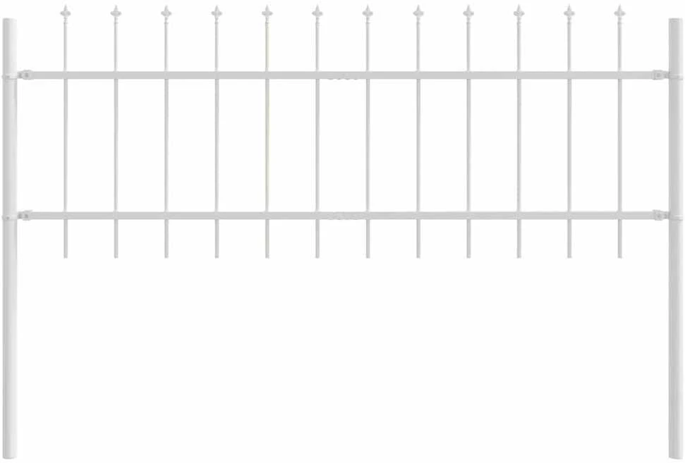Sodo tvora WOERDEN 9 vnt. 15,3 x 0,6 m Miltelinis plienas Balta