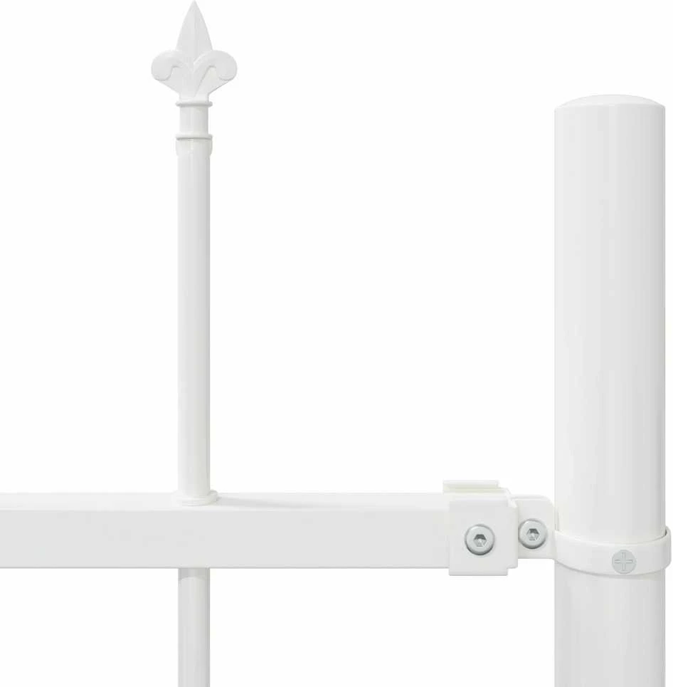 Sodo tvora WOERDEN 9 vnt. 15,3 x 0,6 m Miltelinis plienas Balta