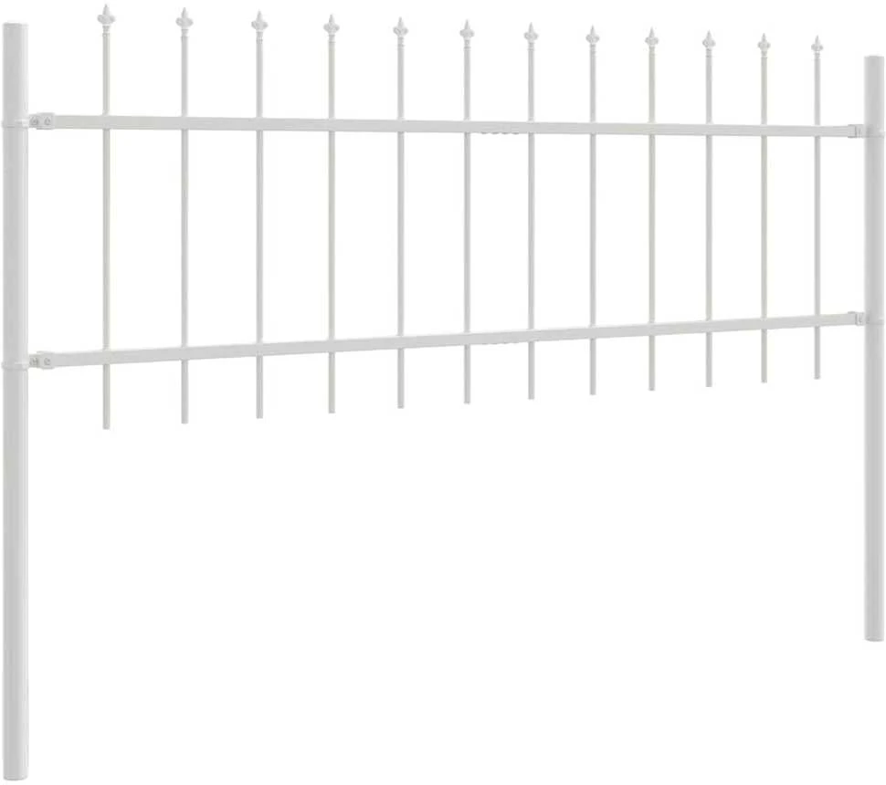 Sodo tvora WOERDEN 9 vnt. 15,3 x 0,6 m Miltelinis plienas Balta