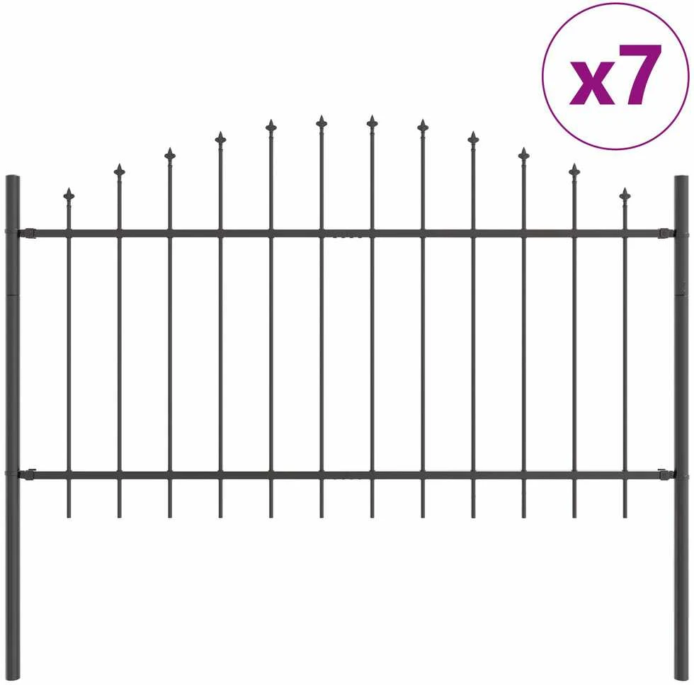 Sodo tvora WOERDEN 7 vnt. 170 x 140 cm Pilka