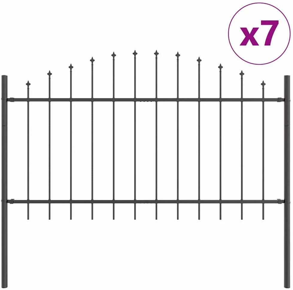 Sodo tvora WOERDEN 7 vnt. 170 x 140 cm Pilka