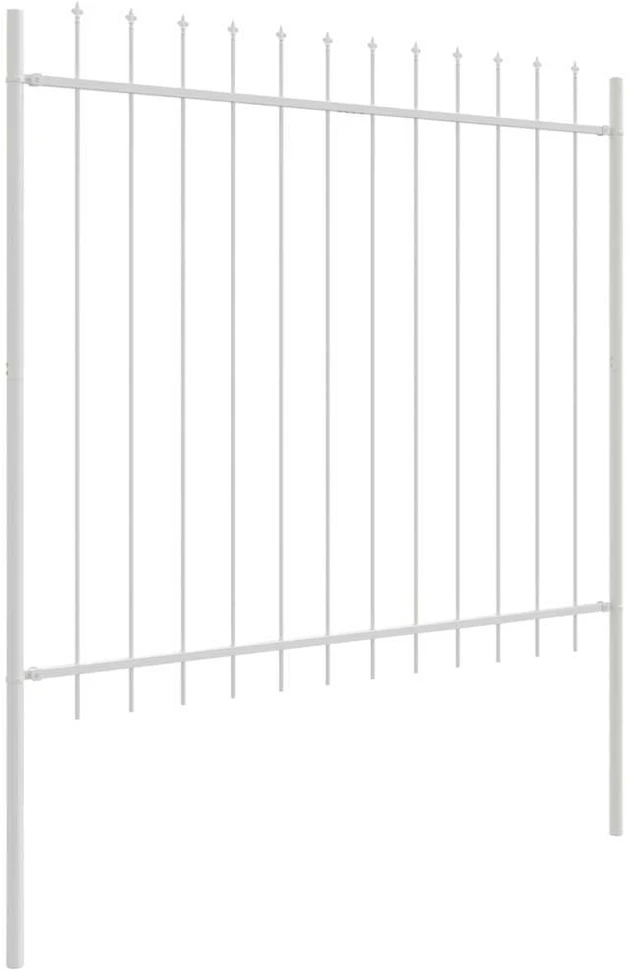 Sodo tvora WOERDEN 2 vnt. 3,4 x 1,5 m Miltelinis plienas Balta