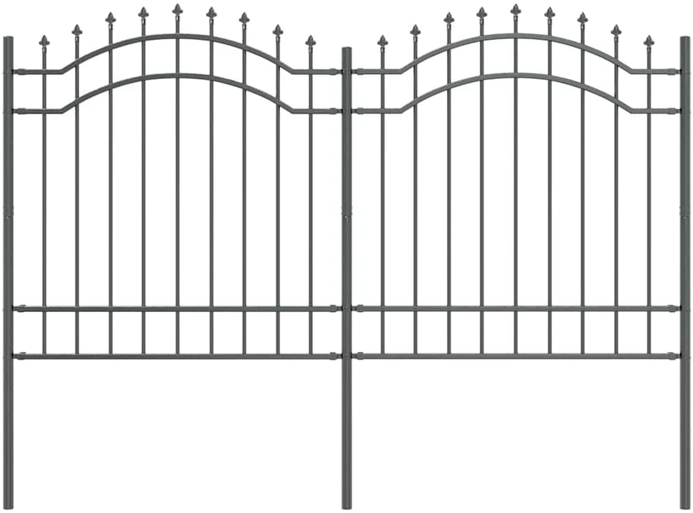 Sodo tvora WOERDEN 240 x 165 cm Pilka