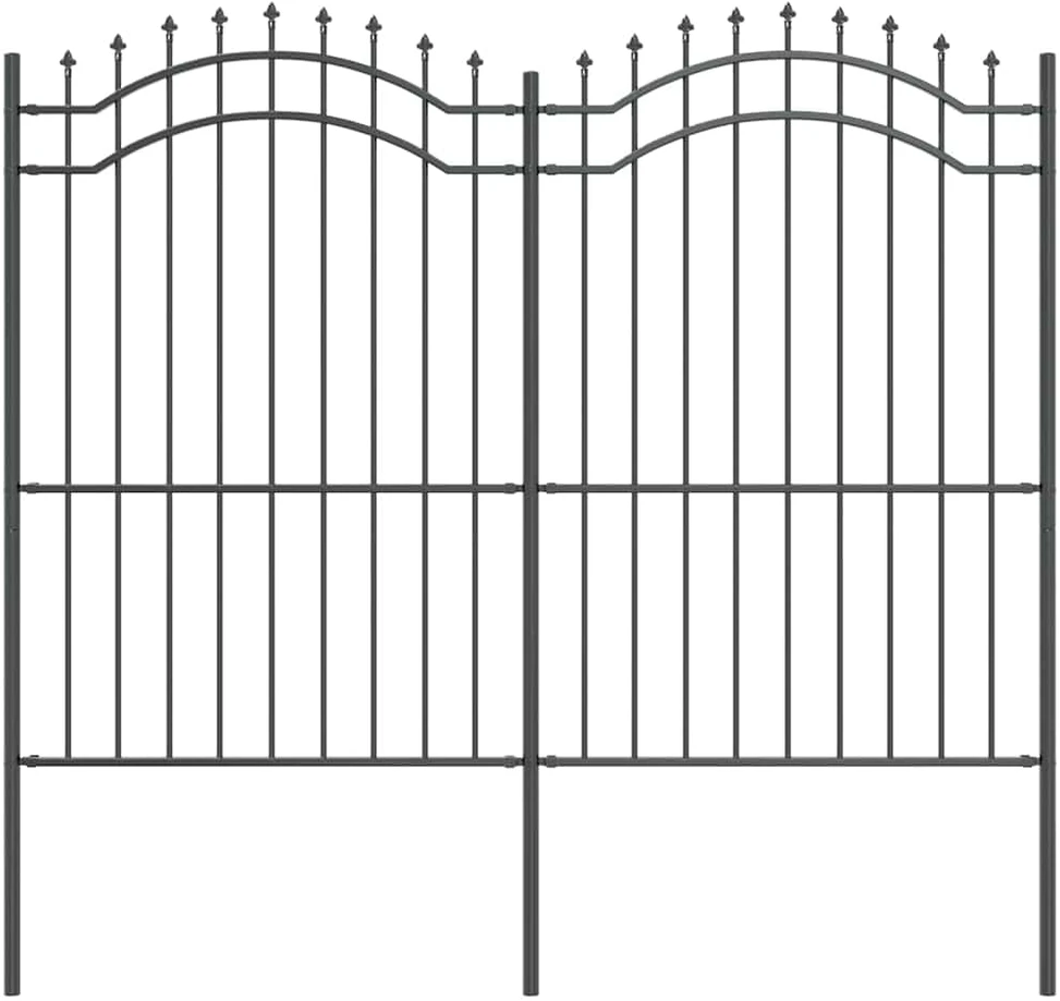 Sodo tvora WOERDEN 240 x 215 cm Pilka