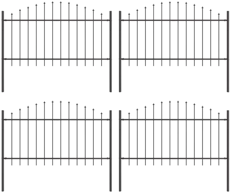 Sodo tvora WOERDEN 4 vnt. 170 x 140 cm Pilka