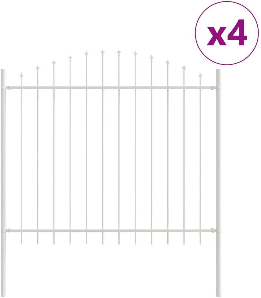 Sodo tvora WOERDEN 4 vnt. 170 x 165 cm Balta
