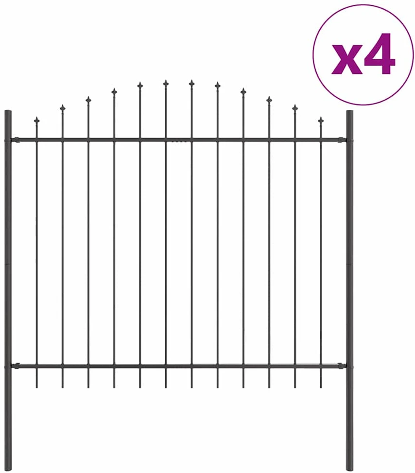 Sodo tvora WOERDEN 4 vnt. 170 x 190 cm Pilka