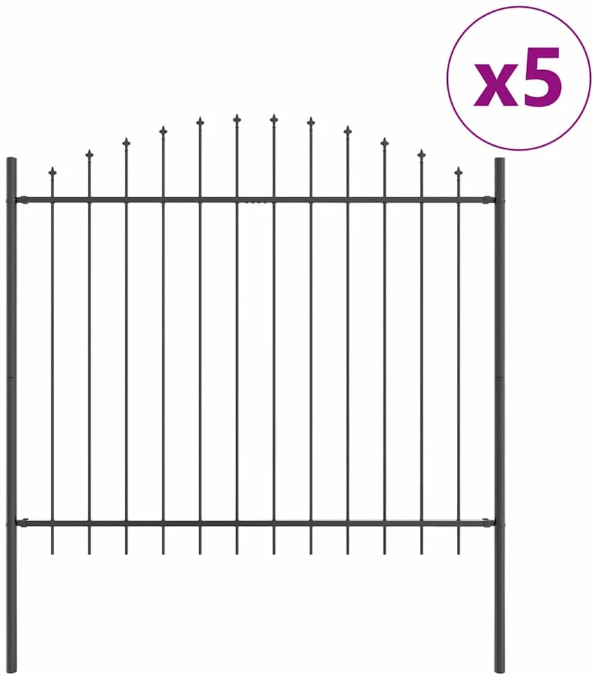 Sodo tvora WOERDEN 5 vnt. 170 x 190 cm Pilka