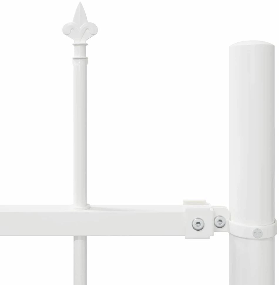Sodo tvora WOERDEN 5 vnt. 8,5 x 0,8 m Miltelinis plienas Balta
