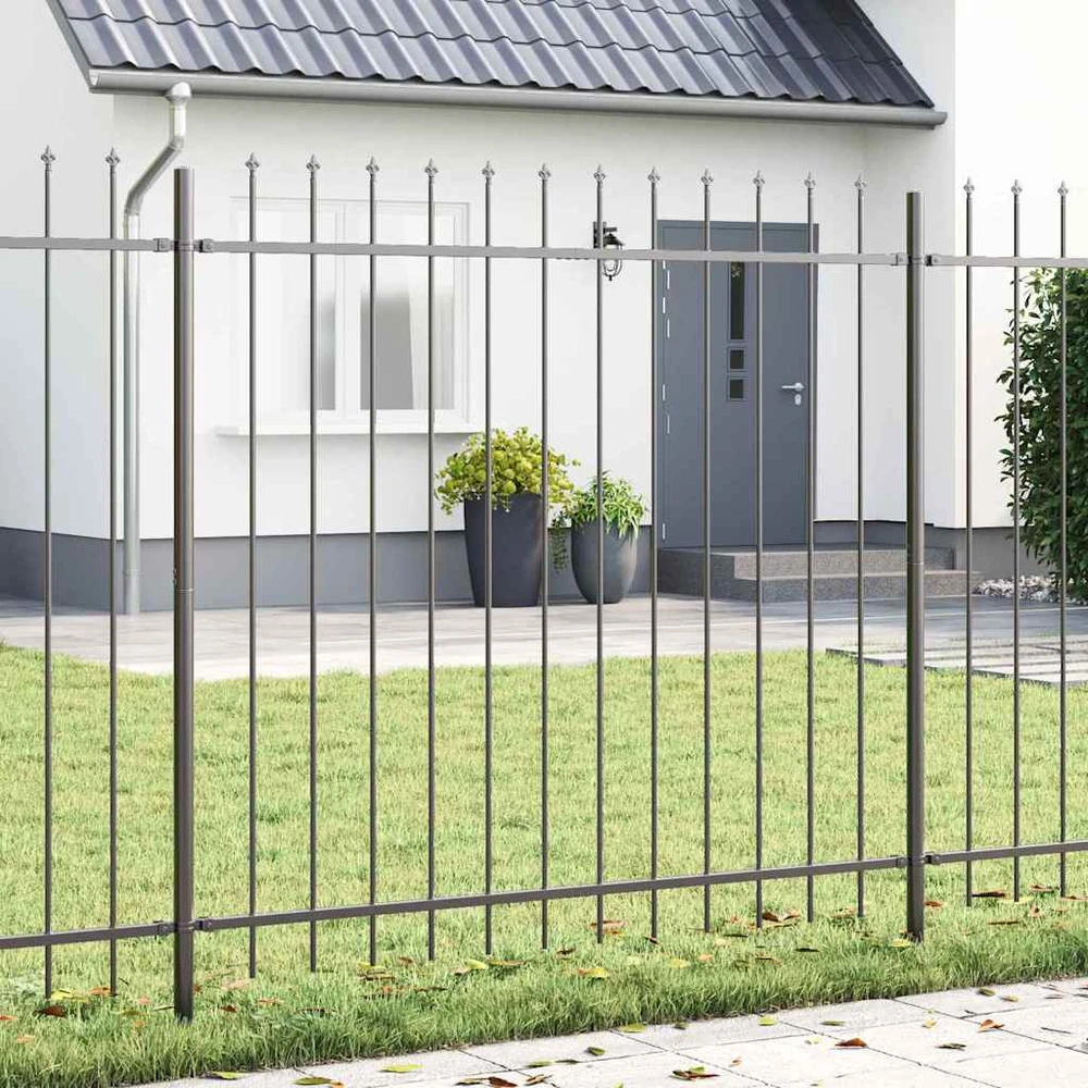 Sodo tvora WOERDEN 5 vnt. 8,5 x 1,5 m Miltelinis plienas Pilka