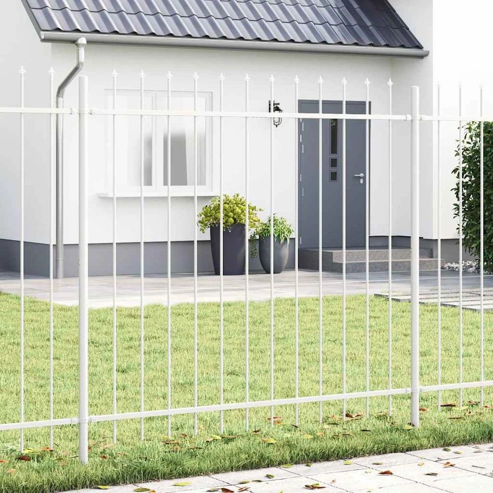 Sodo tvora WOERDEN 5 vnt. 8,5 x 1,5 m Miltelinis plienas Balta