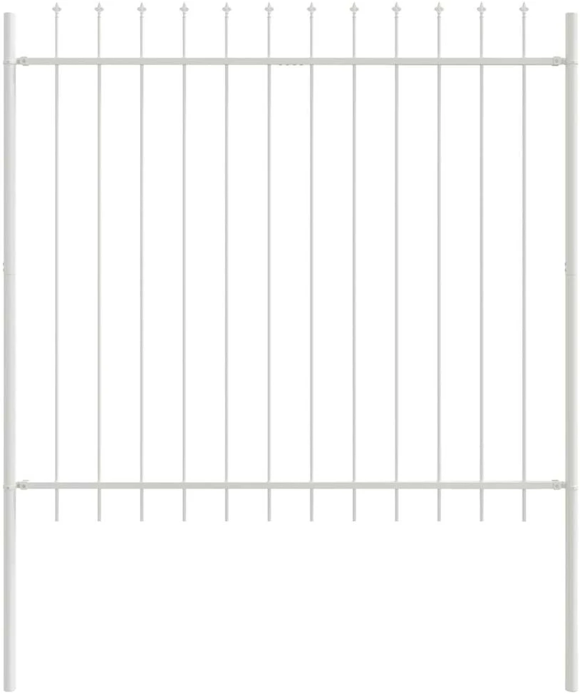 Sodo tvora WOERDEN 6 vnt. 10,2 x 1,5 m Miltelinis plienas Balta