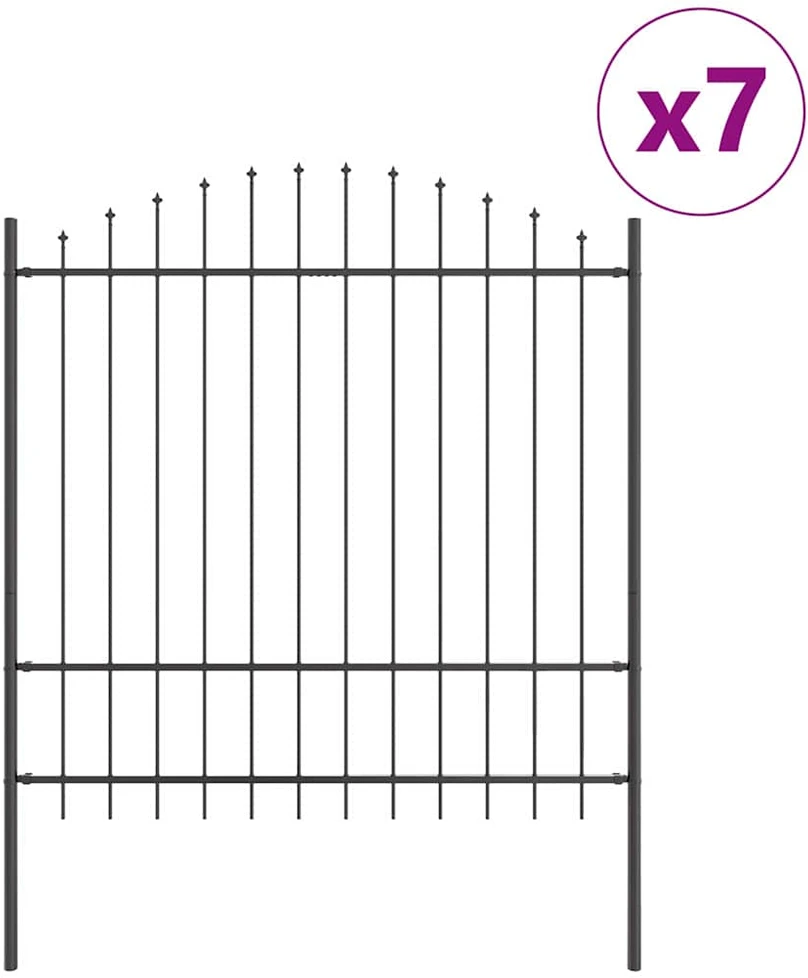 Sodo tvora WOERDEN 7 vnt. 170 x 215 cm Pilka