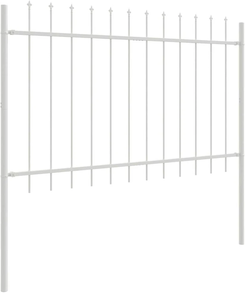 Sodo tvora WOERDEN 8 vnt. 13,6 x 1 m Miltelinis plienas Balta