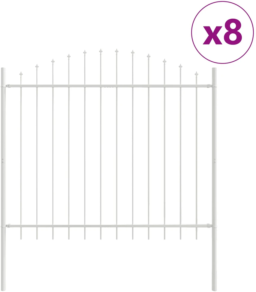 Sodo tvora WOERDEN 8 vnt. 170 x 165 cm Balta