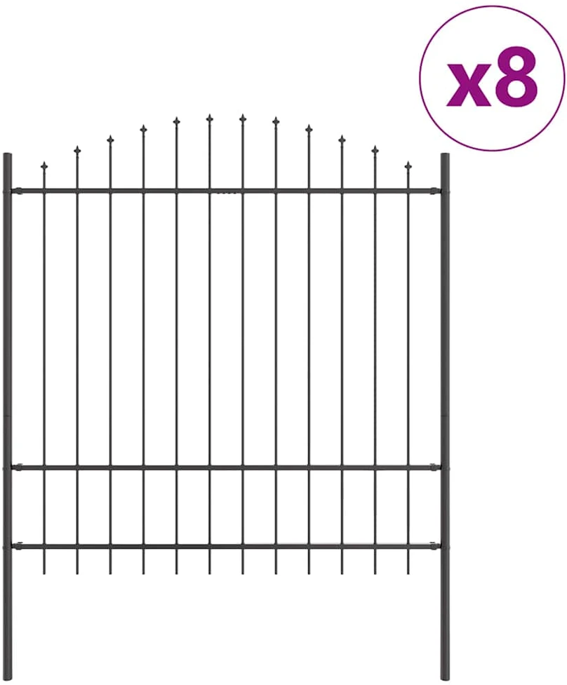 Sodo tvora WOERDEN 8 vnt. 170 x 215 cm Pilka