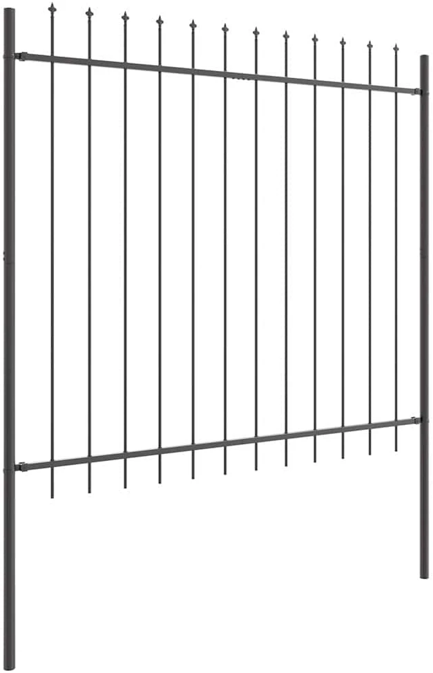 Sodo tvora WOERDEN 9 vnt. 15,3 x 1,5 m Miltelinis plienas Pilka