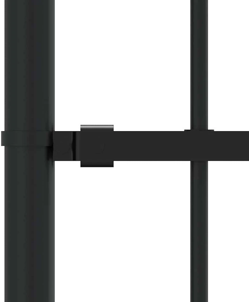 Sodo tvora su smailiomis viršūnėmis, juoda, 190cm, plienas