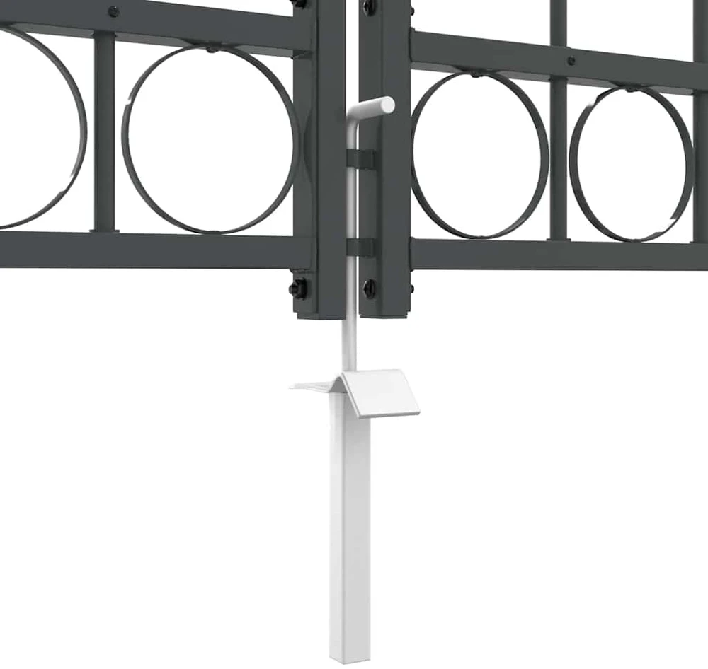 Sodo tvorelės vartai su arkiniu viršumi ASSEN 400 x 100 cm