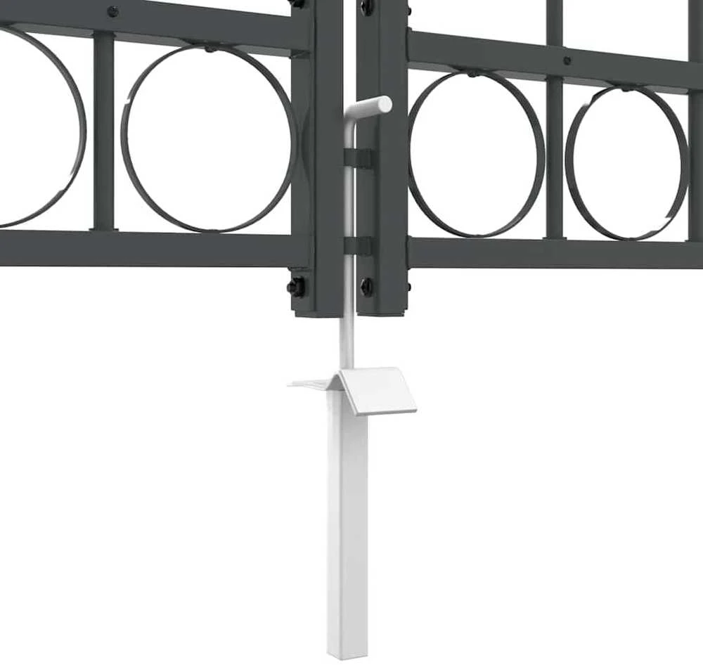Sodo tvorelės vartai su arkiniu viršumi ASSEN 400 x 100 cm