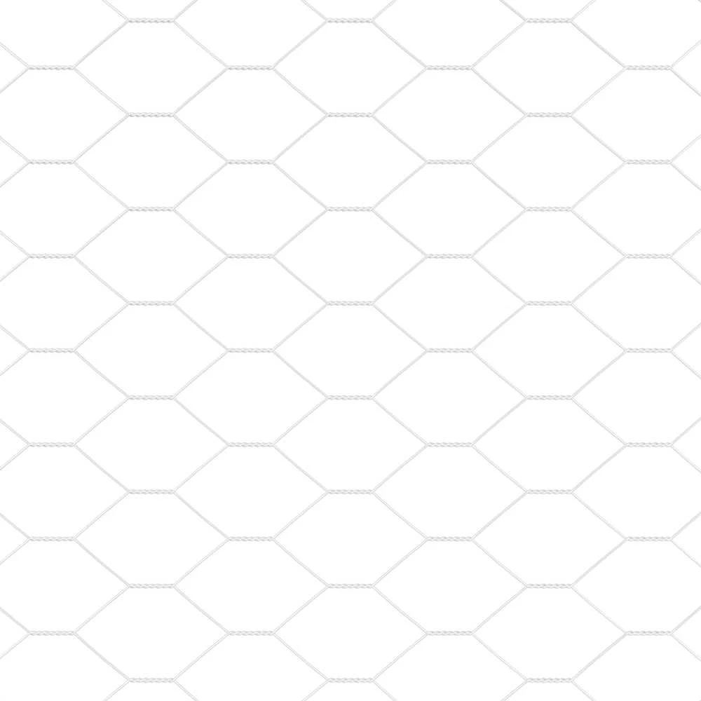 Hexagonal Fence with Post 25 x 1,2 m Galvanizuotas plienas