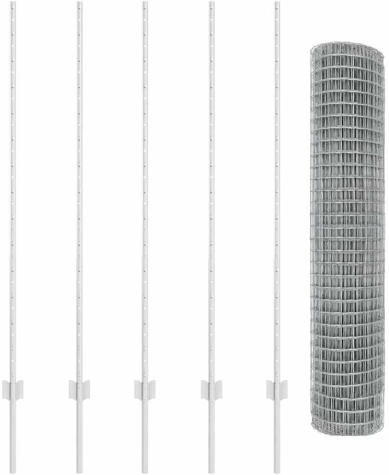 Euro tvoros su stulpu 10 x 1,4 m Galvanizuotas plienas