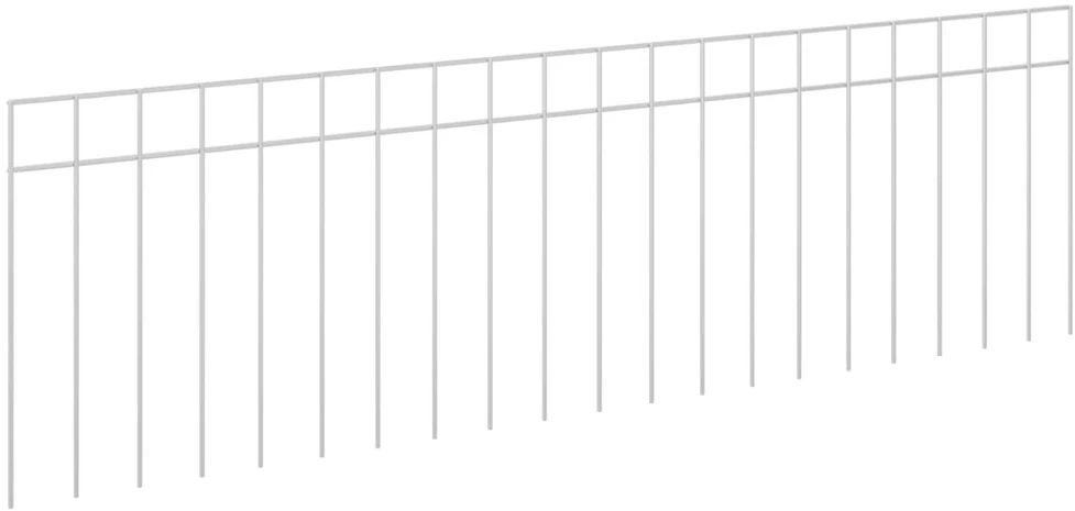 Sodo tvoros plokštė 48 vnt. 100 x 30 cm Galvanizuotas plienas