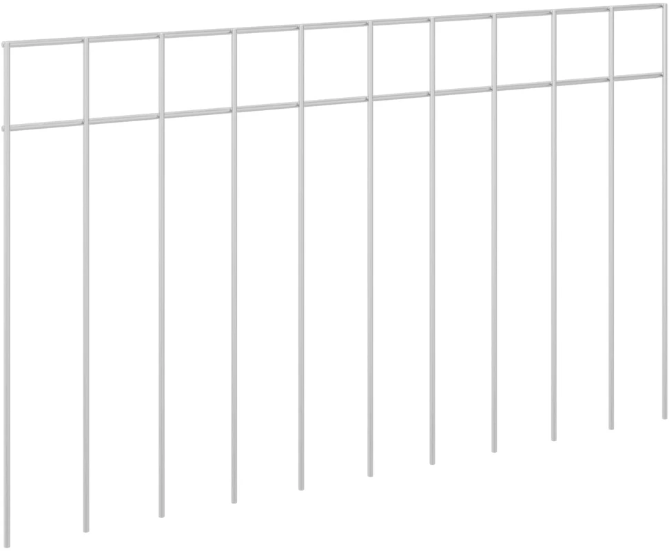 Sodo tvoros plokštė 48 vnt. 50 x 30 cm Galvanizuotas plienas
