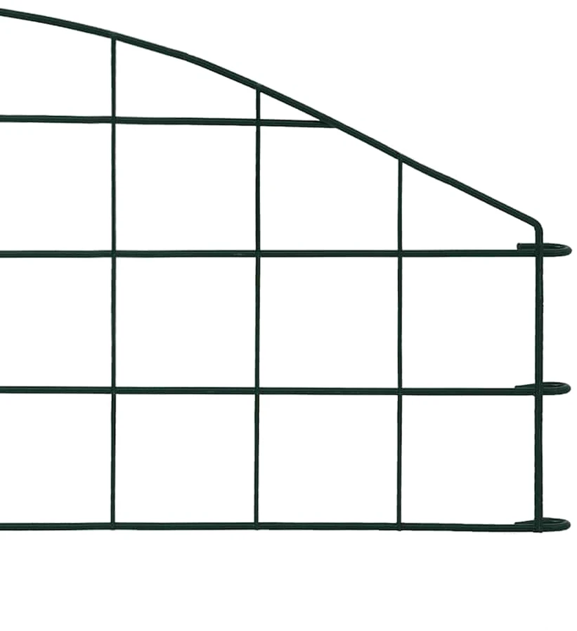 Sodo tvoros rinkinys, žalios spalvos, 77,3x26cm, arkinis viršus