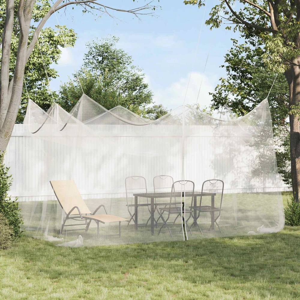 Sodo uodų tinklas 220 mesh Balta 3 x 4,5 x 2,5 m Poliesteris