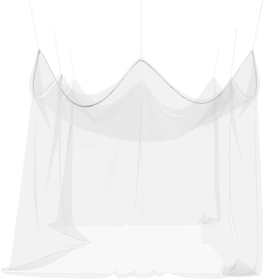 Sodo uodų tinklas 220 mesh Balta 3 x 6 x 2,5 m Poliesteris