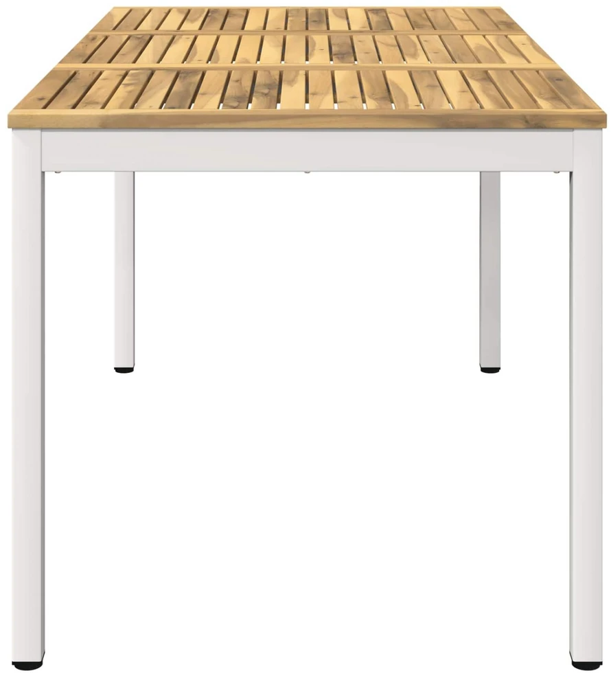Sodo vakarienės stalas Balta 141 x 80,5 x 75 cm