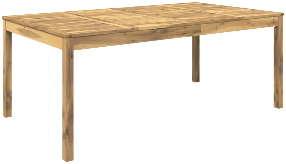 Sodo vakarienės stalas Balta 196 x 100,5 x 75 cm
