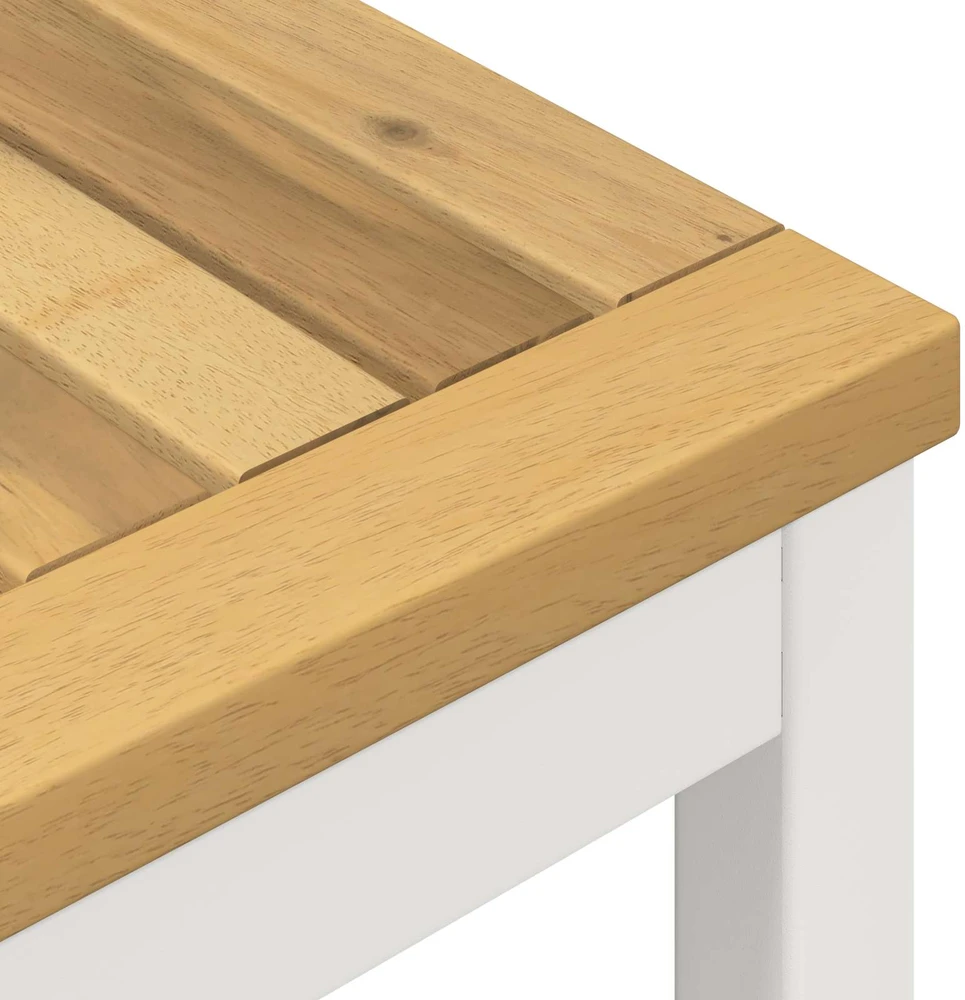 Sodo vakarienės stalas Balta 60 x 60,5 x 75 cm