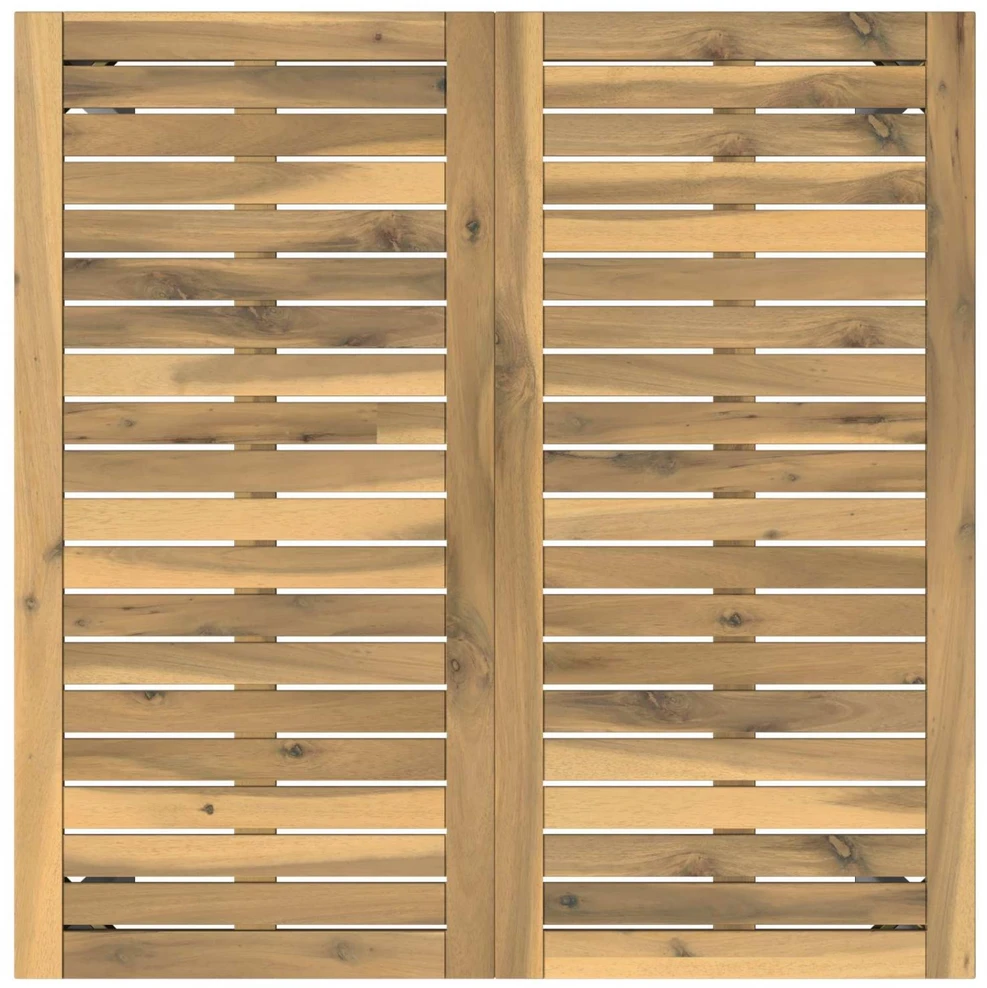 Sodo vakarienės stalas Balta 80 x 80,5 x 75 cm