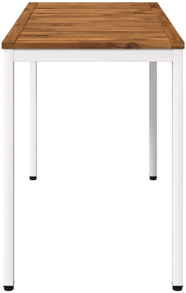 Sodo vakarienės stalas Natūrali ir Balta 108,5 x 55 x 75 cm