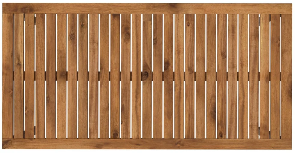 Sodo vakarienės stalas Natūrali ir Balta 108,5 x 55 x 75 cm