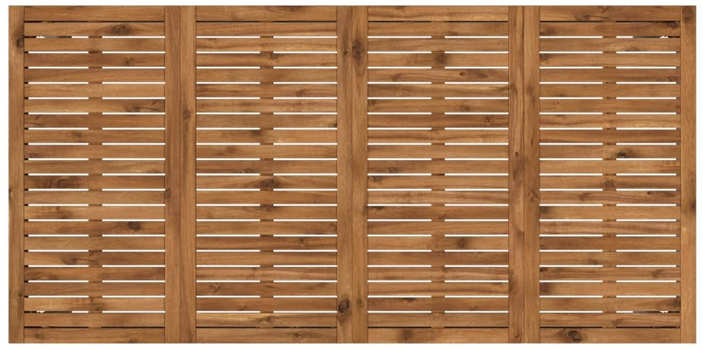 Sodo vakarienės stalas Natūrali ir Balta 147 x 88,5 x 75 cm