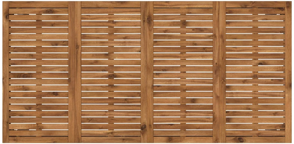 Sodo vakarienės stalas Natūrali ir Balta 147 x 88,5 x 75 cm