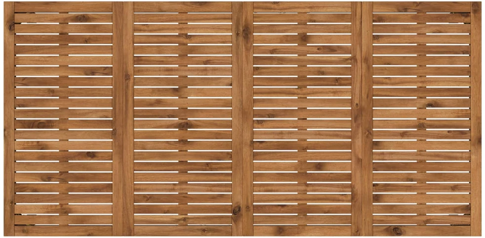 Sodo vakarienės stalas Natūrali ir juoda 180 x 88,5 x 75 cm