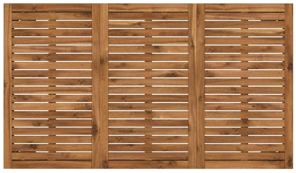 Sodo vakarienės stalas Natūralus ir kava 141 x 80,5 x 75 cm