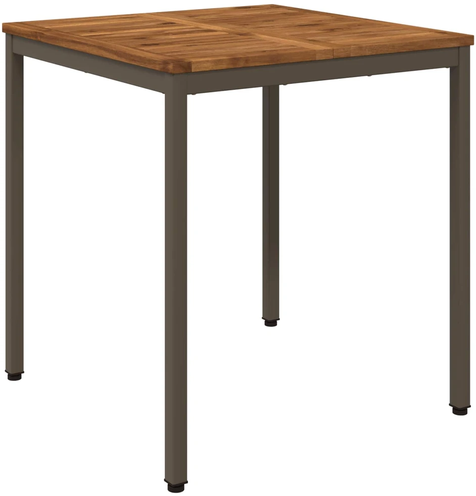 Sodo vakarienės stalas Natūralus ir kava 70 x 68,5 x 75 cm