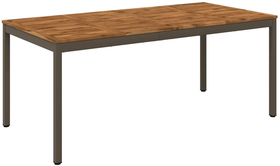 Sodo vakarienės stalas Natūralus ir kava 180 x 88,5 x 75 cm