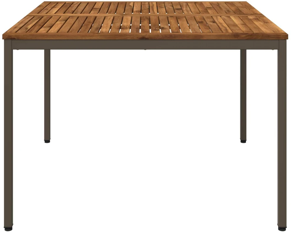 Sodo vakarienės stalas Natūralus ir kava 110 x 108,5 x 75 cm