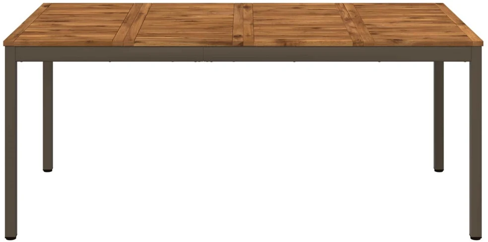Sodo vakarienės stalas Natūralus ir kava 180 x 88,5 x 75 cm